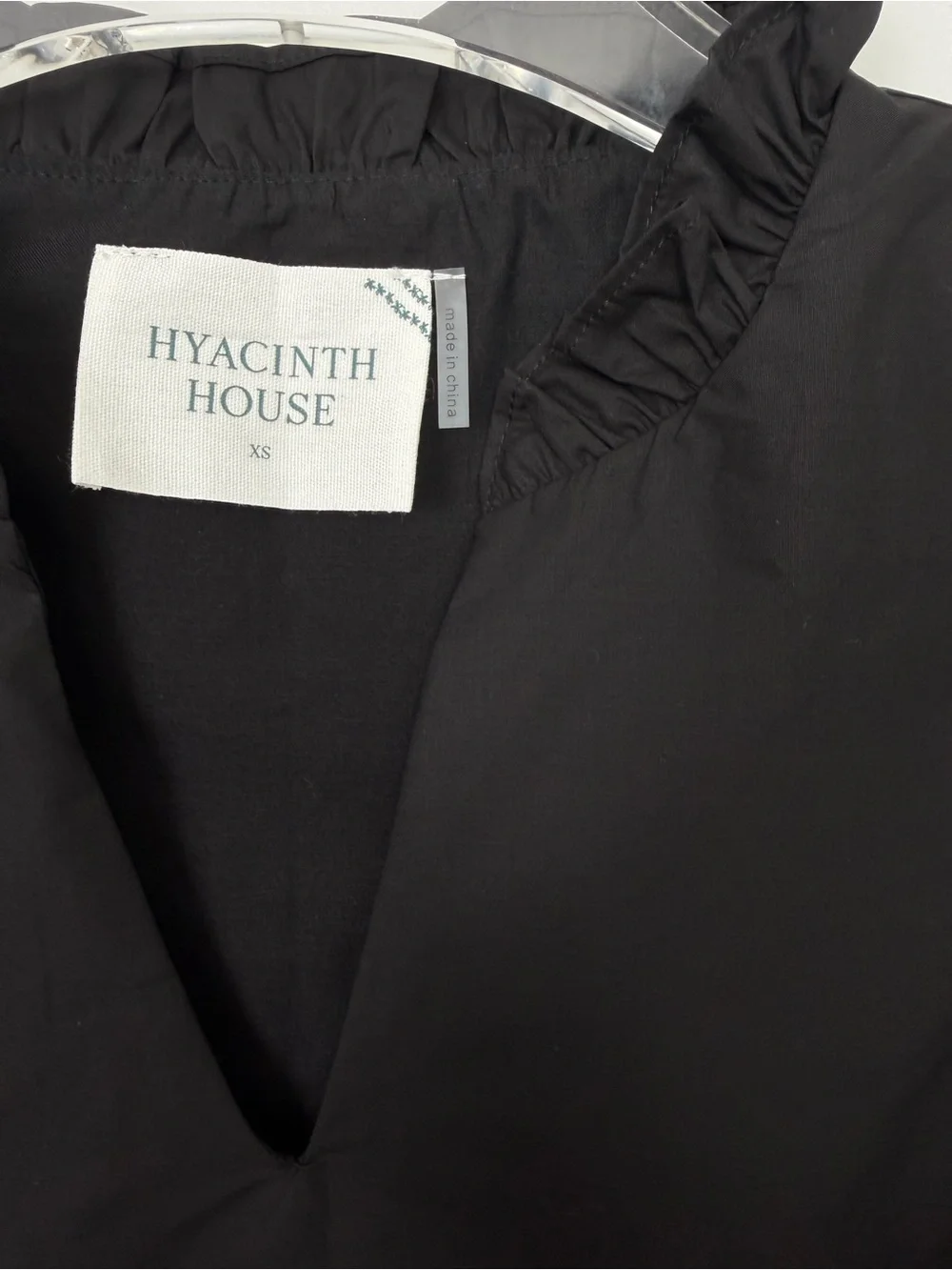 Hyacinth House Black Leigh Blouse | NWT | Size XS